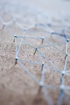 Linking entities. Network, networking, social media, connectivity, internet  Foto stock