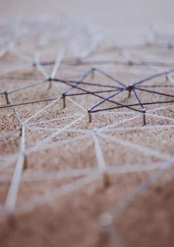 Linking entities. Network, networking, social media, connectivity, internet  Stock Photos