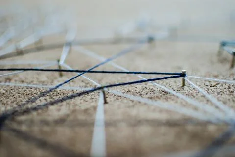 Linking entities. Network, networking, social media, connectivity, internet  Stock Photos
