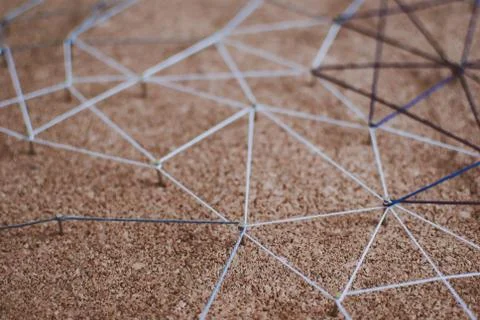 Linking entities. Network, networking, social media, connectivity Stock Photos