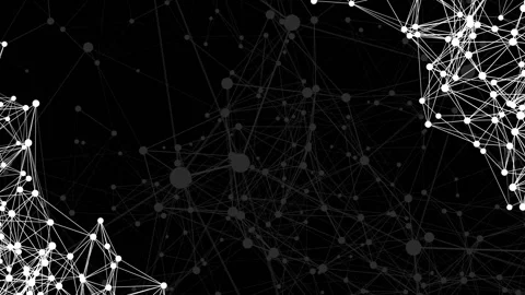 Linking objects.Abstract commercial background .Seamless loop. Stockbeeldmateriaal 102396047