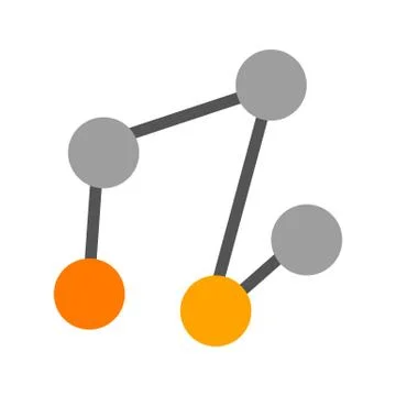 Linking Point Technology Logo Vector Graphic Design Stock Illustration