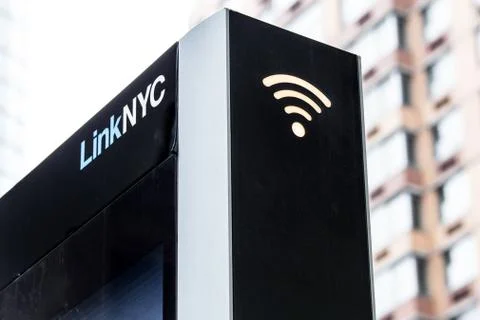 LinkNYC Foto stock