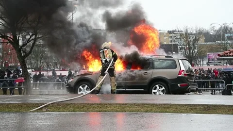 Linkoping riot Stock Footage 180510993