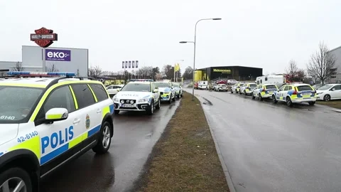 Linkoping riot Stock Footage 180511023