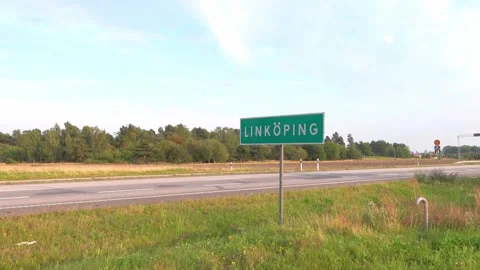 Linköping sign Stock Footage 284942031