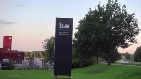 Linköping university sign Stock Footage 283293107