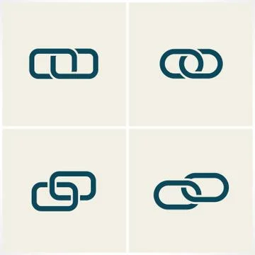 Links and chains Stock Illustration