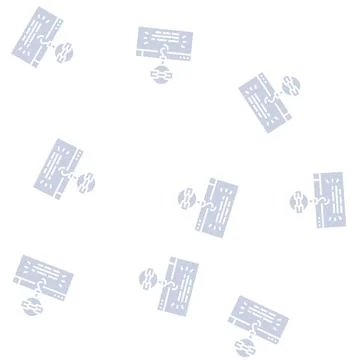 Links with proper anchor text glyph seamless pattern イラスト素材