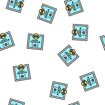 Links from relevant contents vector seamless pattern Illustrazione stock