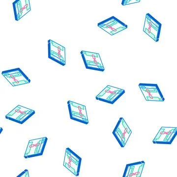 Links seo optimization isometric icon seamless pattern Stock Illustration