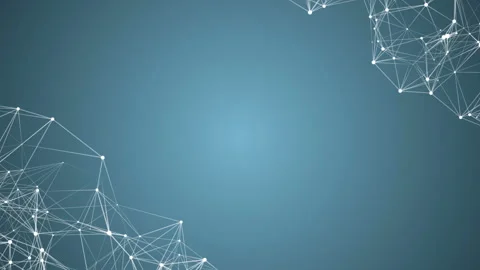 Links of white lines.Techno background.Futuristic interface with running code Video stock 103120560