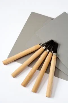 Linocut Stock Photos