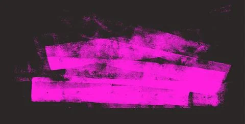 Linocut texture. Ink roller background. Grunge letterpress rectangles. Dry 스톡 일러스트