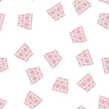 Linoleum layer floor glyph vector seamless pattern Stockillustratie