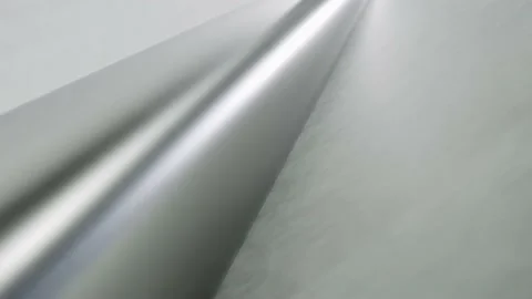 Linoleum technology production. Application of PVC-layer on the linoleum. 動画素材 130924880