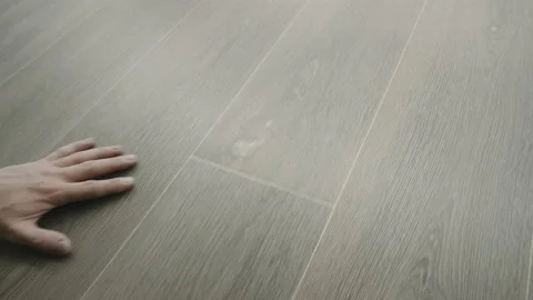 Linoleum technology production. Touch of hand. 動画素材 130924934