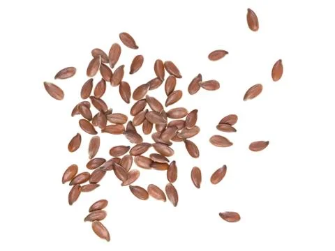 Linseeds spread out Stock Photos
