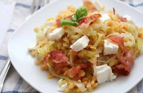 Linsensalat Stock Photos