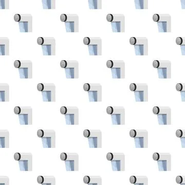 Lint remover appliance seamless pattern for fabric cleaning 스톡 일러스트