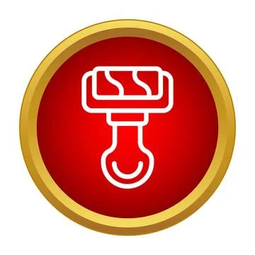 Lint roller cleaning tool flat icon design イラスト素材