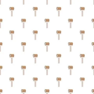 Lint roller pattern, repeating background, cleaning tool design イラスト素材