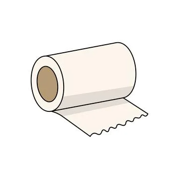 Lint roller refill Illustrazione stock