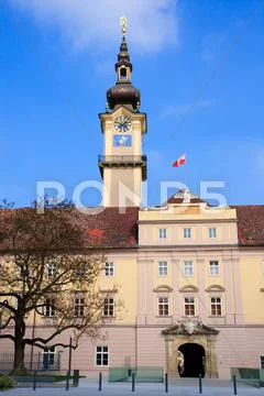Linz - landhaus / upper austrian landtag Stock Photos