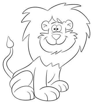 Lion 1 a Illustrazione stock