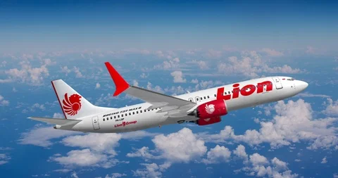 LION AIR Boeing 737 MAXI 8, 29, Stock Video Pond5