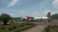 Lion Air at Komodo Airport of Labuan Bajo, Flores - Indonesia HD Footage