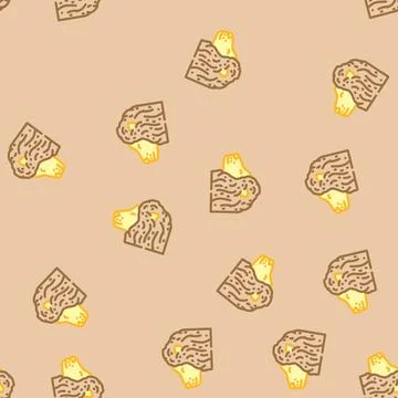 Lion animal vector seamless pattern Stock Illustration