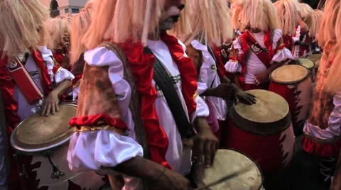 Lion Carnaval Comparsa Видео 4885908