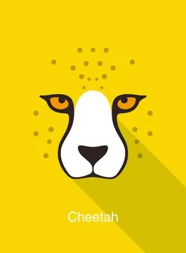 Lion cartoon face icon, vector illustration Stock Illustration