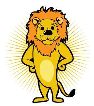 Lion Character Stock Illustration