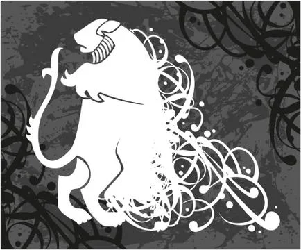 Lion, coat of arms Stock Illustration