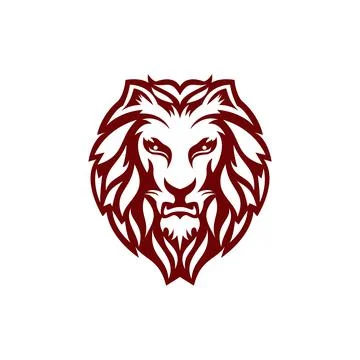 Lion face Stock Illustration