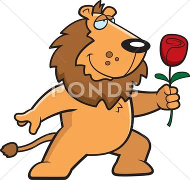 Lion Flower Stock Illustration
