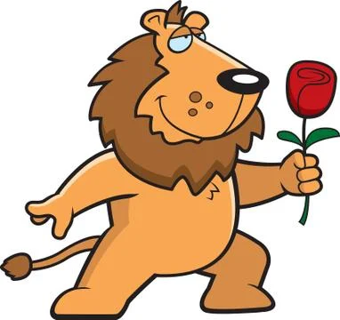 Lion Flower Stock Illustration