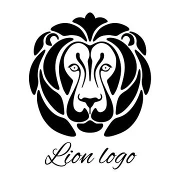 Lion head emblem Stock-Illustration