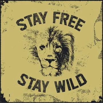 Lion head . Hand drawn. Vector eps8 Stock Illustration