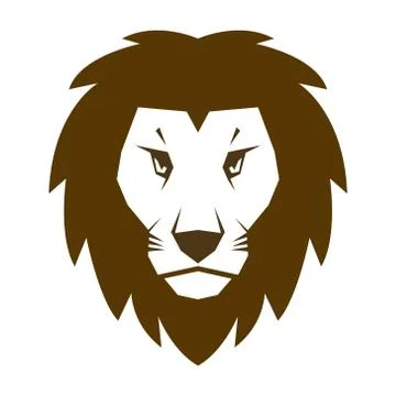 Lion head icon vector illustration Illustrazione stock
