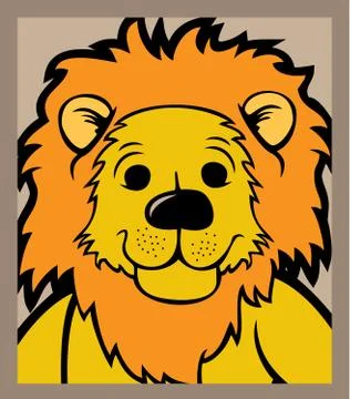 Lion head Stock Illustration