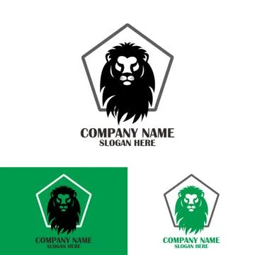 Lion head Stock Illustration