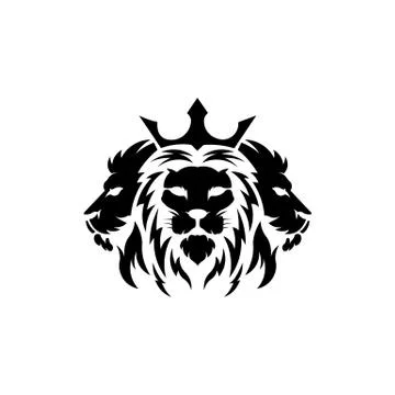 Lion head. Stock Illustration