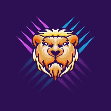 Lion head Stock Illustration