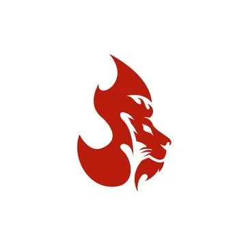 Lion head Stock Illustration