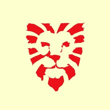 Lion head logo vector Stock Illustration