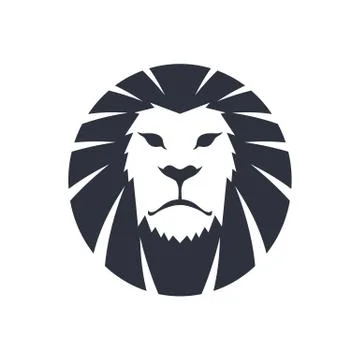 Lion head template Stock-Illustration