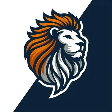 Lion head vector design Stock Illustration